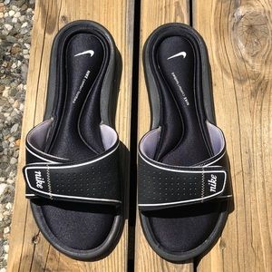 Nike cushioned slides!
